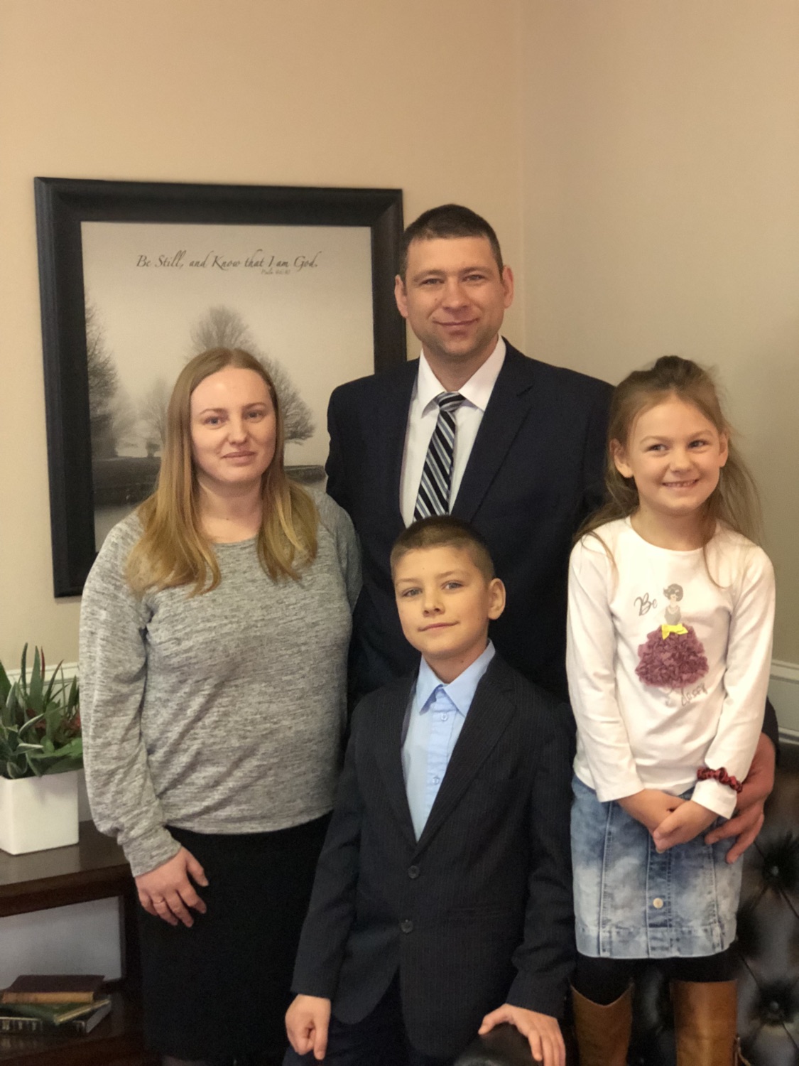 Oleg and his family